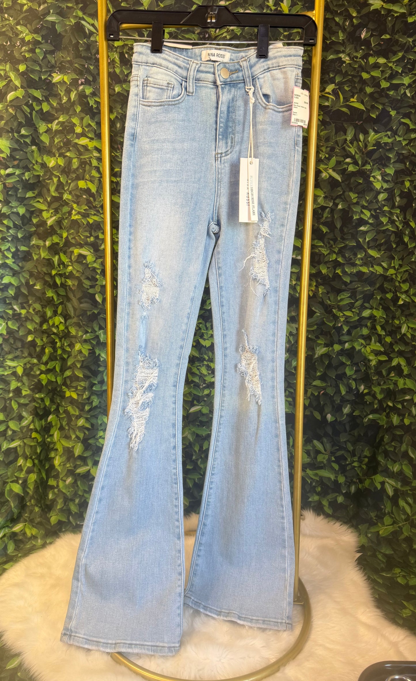 Nina Rossi wide leg jeans