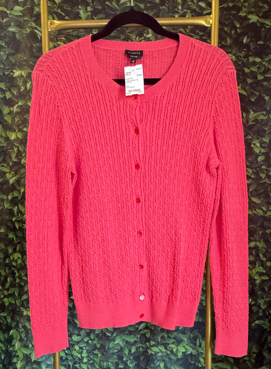 Talbots button up sweater