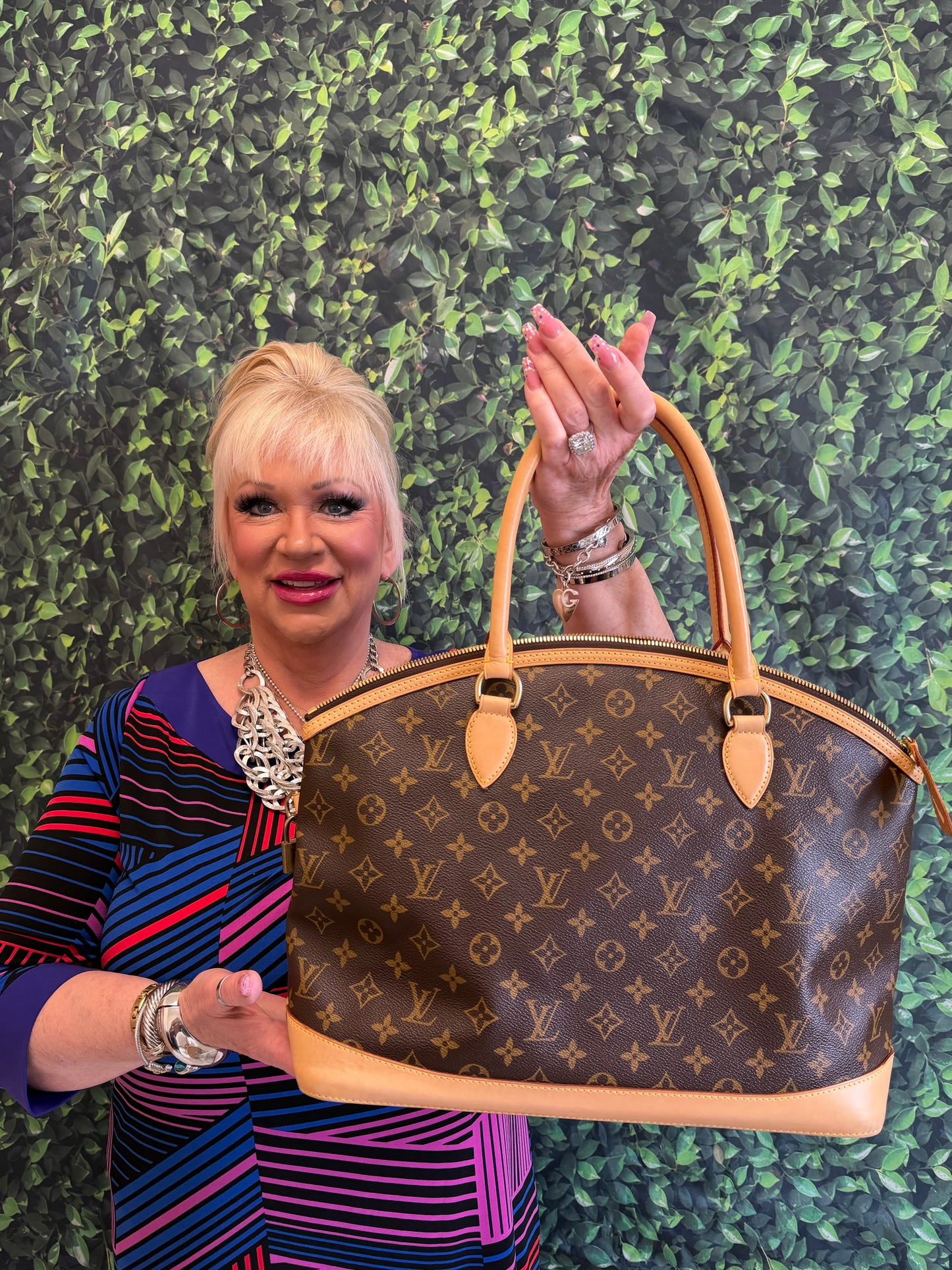 Louis Vuitton Lock It Oriental Shoulder Bag